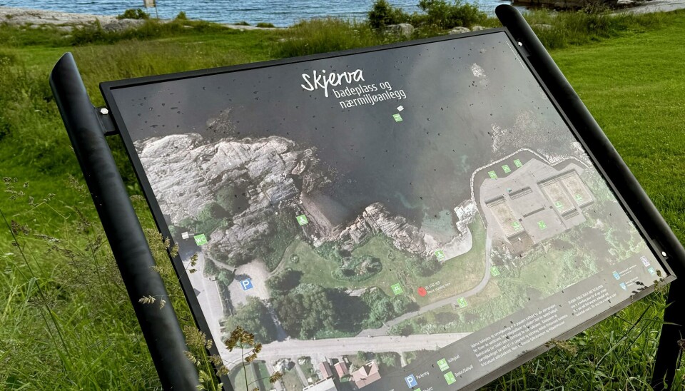 Skjerva badeplass i Kristiansund