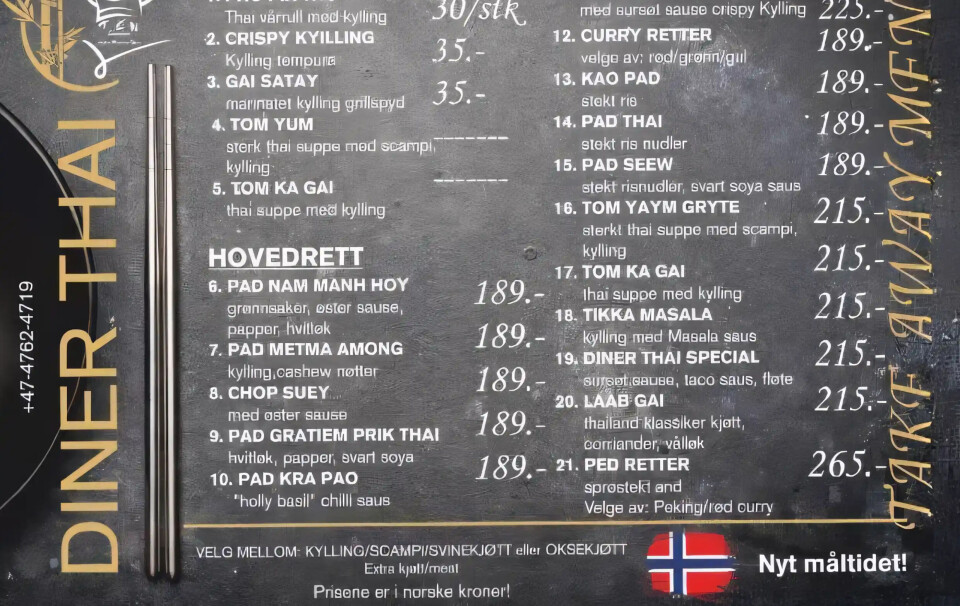 God thaimat – helt elendig service