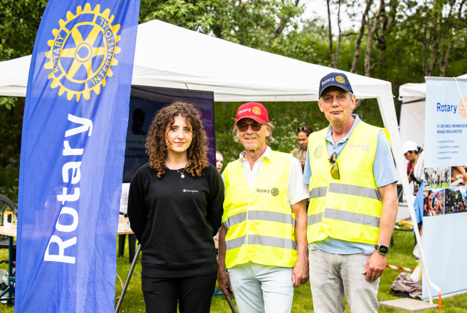 Rotary. f.v. Neyen Picatto, Johan Glas, og Trond Erik Hvam.