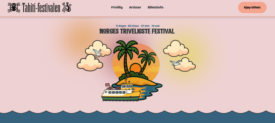 Tahitifestivalen 2025 skulle finne sted i Skjærva på Innlandet i Kristiansund 27. og 28. juni.