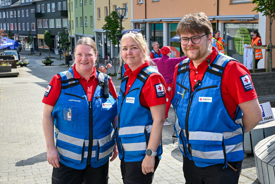 Fv. Marit Haldorsen, Christine Rørhuus-Øye og Stian Berntsen fra Kristiansund.