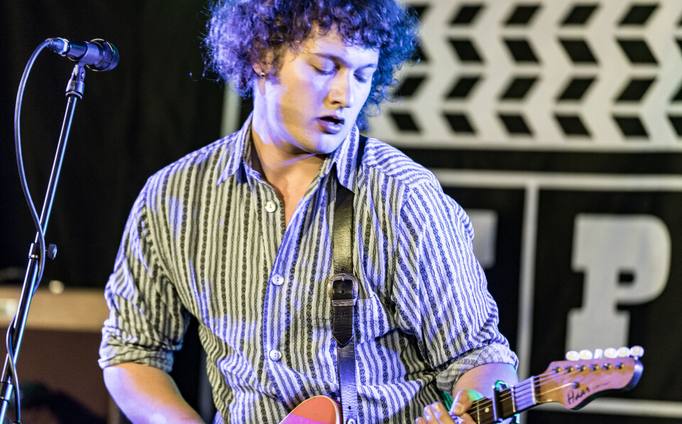 Vokalist og gitarist Mathias Angelhus er frontfigur og hovedvokalist i bandet.
