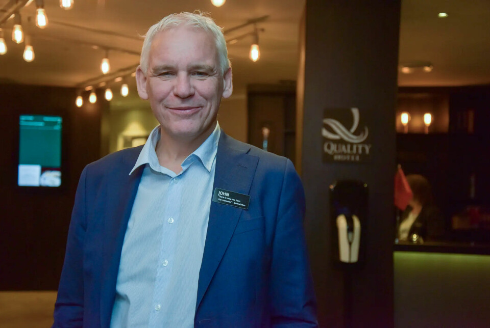 Hotelldirektør John Olav Ferstad hos Quality Grand Hotell i Kristiansund. FOTO: NP.no