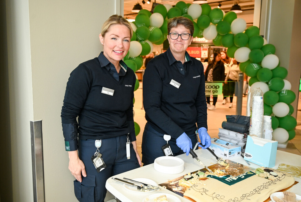 Siv Elin Sveli, Butikksjef, Coop Mega og May Utheim, Assisterende Butikksjef, Coop Mega.