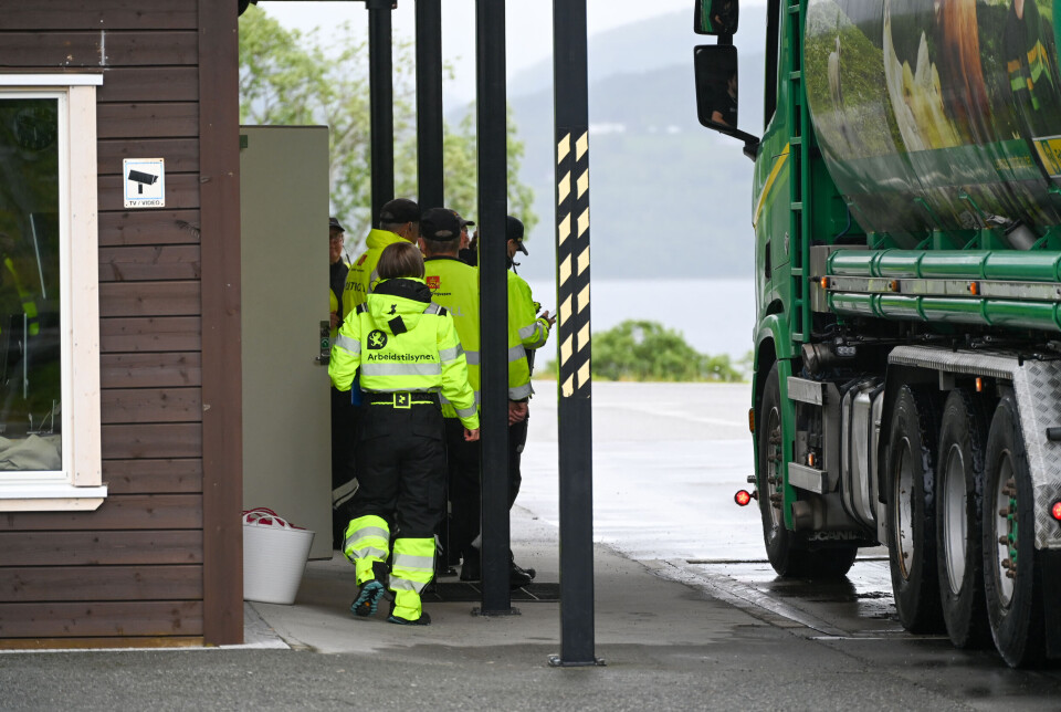 Politiet, Statens vegvesen og Arbeidstilsynet samarbeider tett.