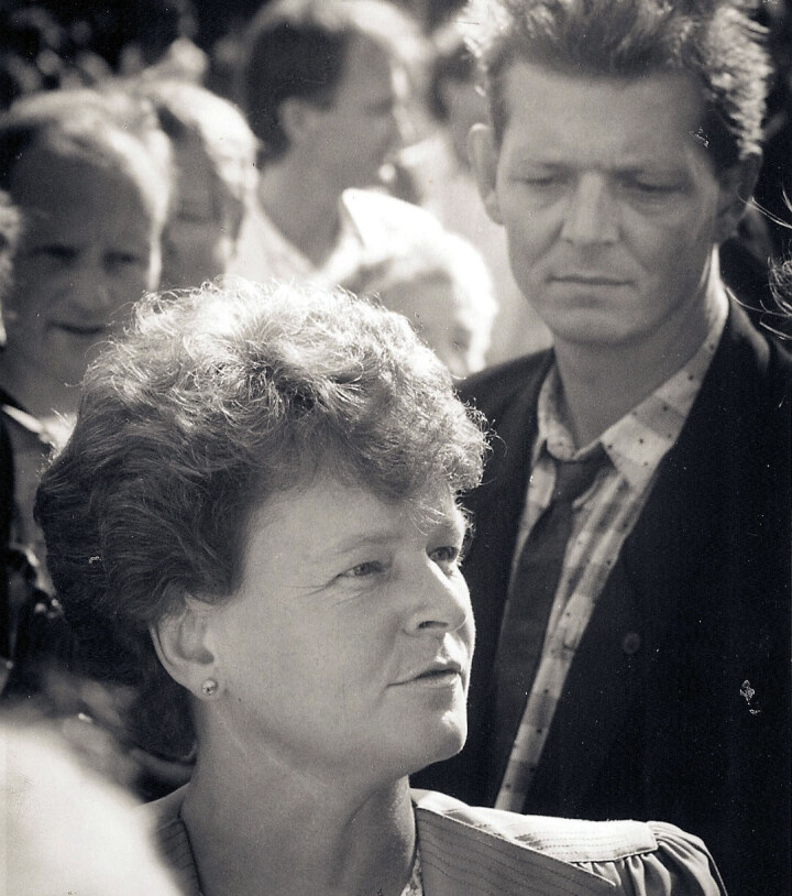Stig Nilsson som informasjonssekretær i Det norske Arbeiderparti og som medarbeider for Gro Harlem Brundtland.