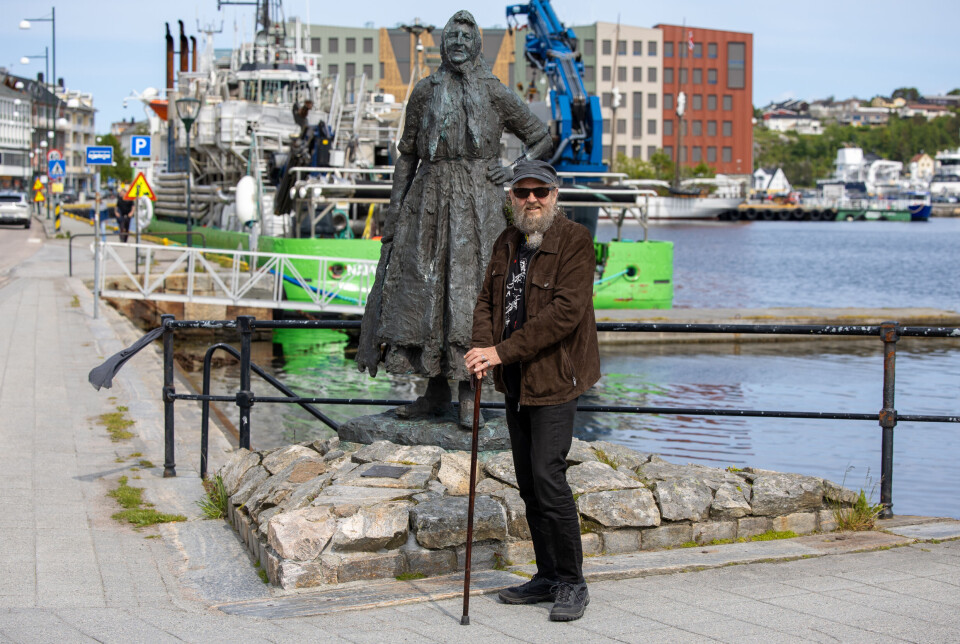 Stig Westeraas Nilsson på kaia i Kristiansund.
