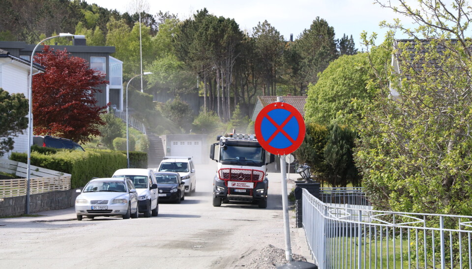 Folkeparken skole. Oppgradering av Røsslyngveien – vei, vann og avløp utført av Mekvik Maskin AS. FOTO: VEGARD GRIMSTAD