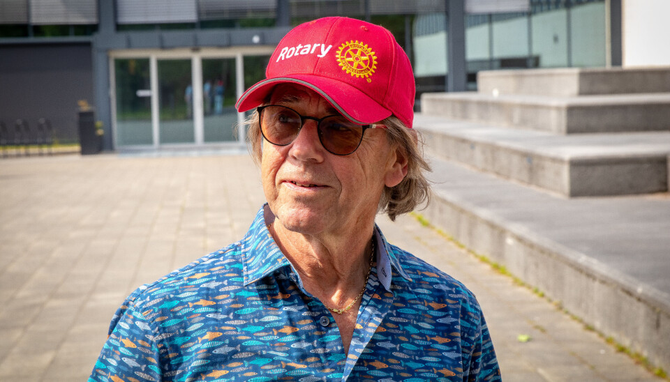 Ved Atlanten videregående – ny Rotary-president avd Kristiansund, Johan Glas