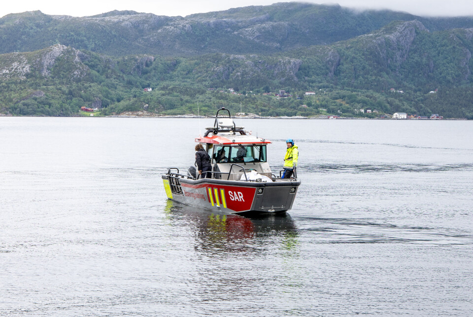 Beredskapsøvelse på Bremnesfjorden.