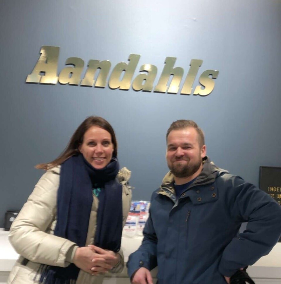 Øystein og Hilde Aandahl. Foto: Privat.