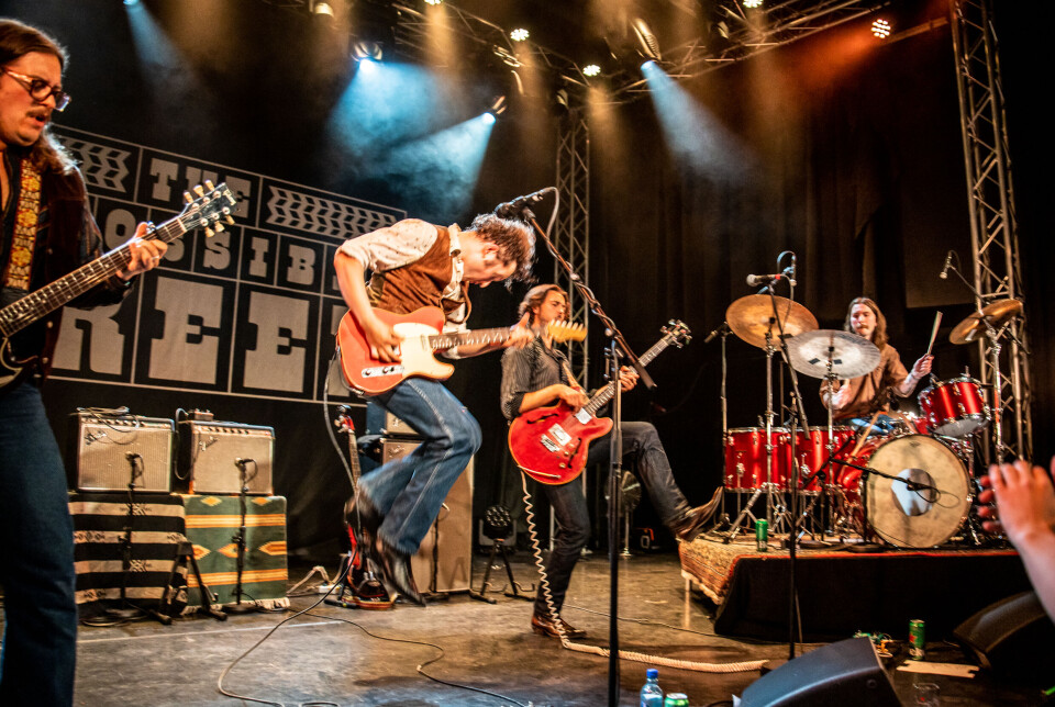 F.v.: Johannes Konstad Brevik (gitar/vokal), Mathias Angelhus (vokal/gitar), Markus Margido Drazkowski Teksum (bass/vokal) og Adrian Ahtola (trommer/ vokal).