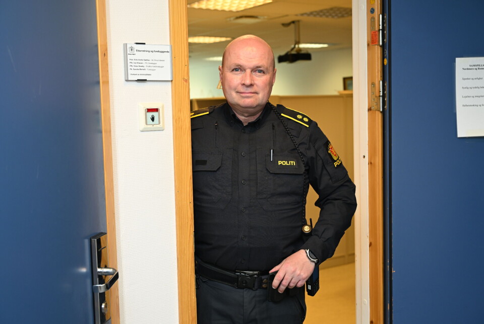 Eirik André Sæther, avsnittsleder etterretning og forebyggende hos Kristiansund politidistrikt.