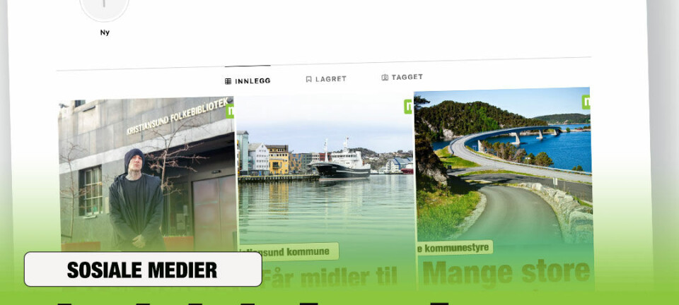 Skyter fart på Instagram: Nordmørsposten vokser raskere enn andre medier