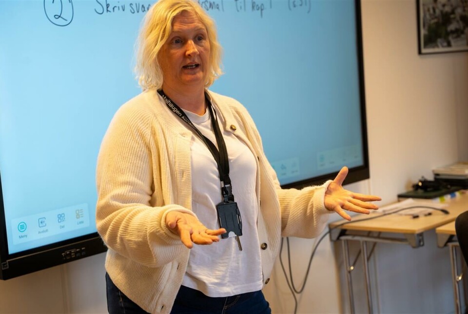 Rektor Marit Wærstad ved Kristiansund voksenopplæring.