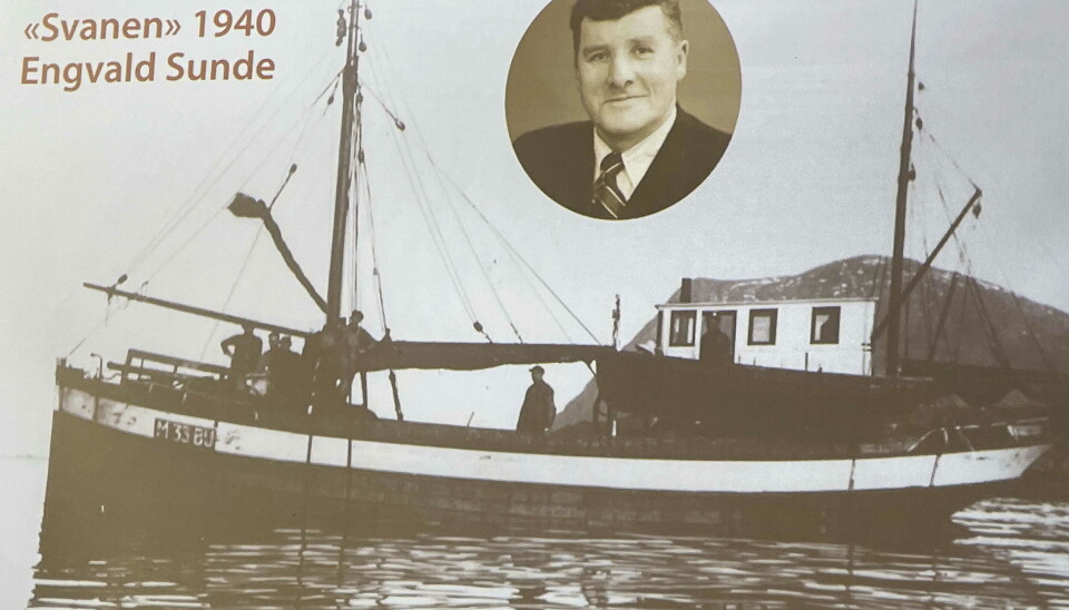 Svanen» var ei av «gullskøytene». Frå lerretet