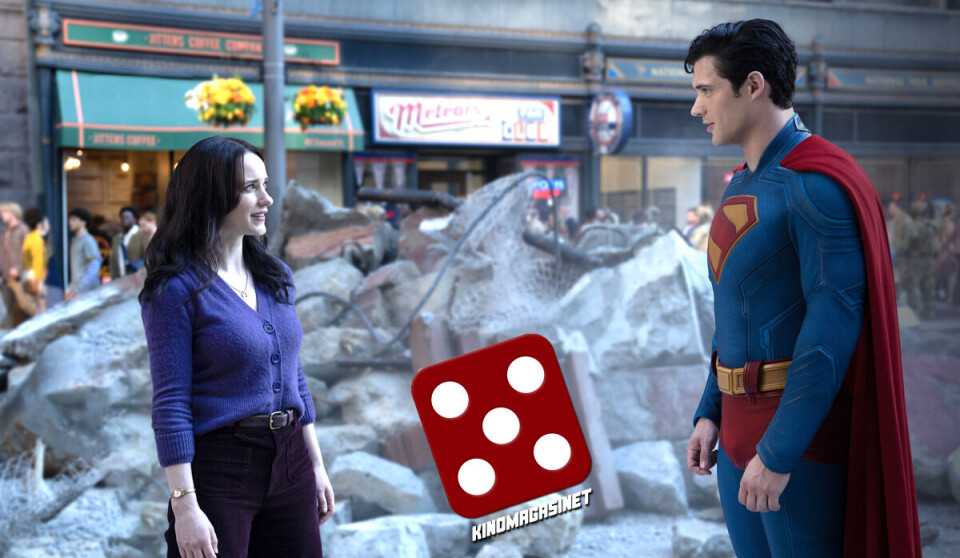 Rachel Brosnahan som Lois Lane og David Corenswet som Superman i «Superman».