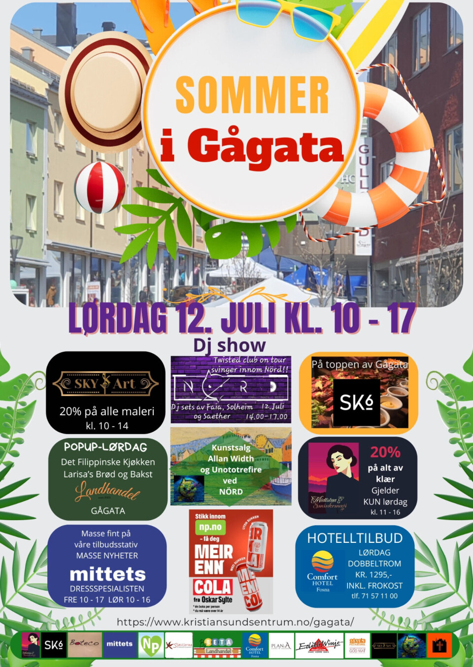 Sommer i Gågata.