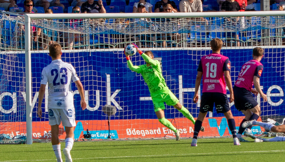 Knut-André Skjærstein stengte buret i kampen mot Sarpsborhg 08.