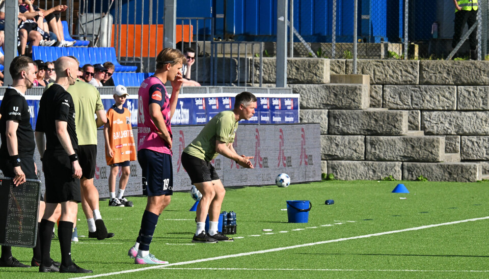 KBK-trener Amund Skiri (t.h)