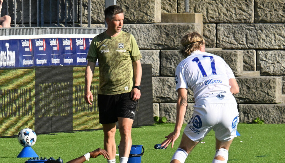 Amund Skiri under kampen mot Sarpsborg 08.