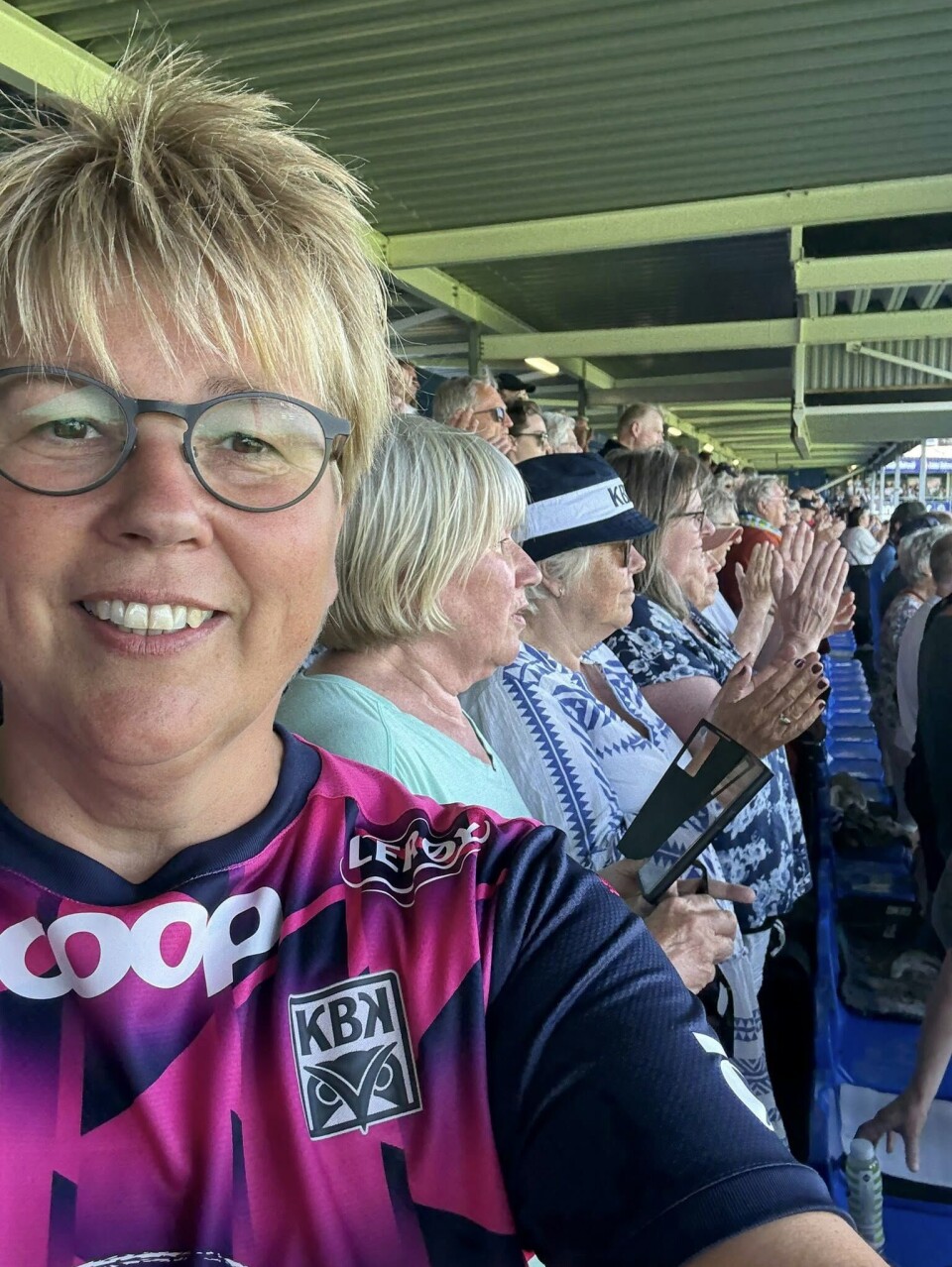 God stemning på kamp.