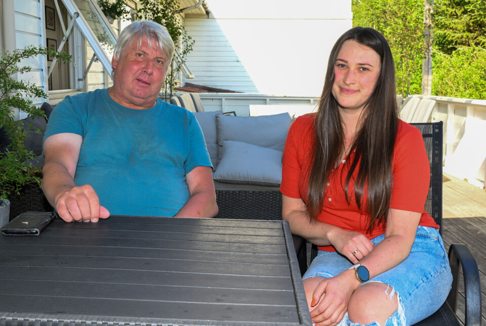 Kjetil Johansen og Marzena Prochownik, daglig leder ved Atlanten camping.