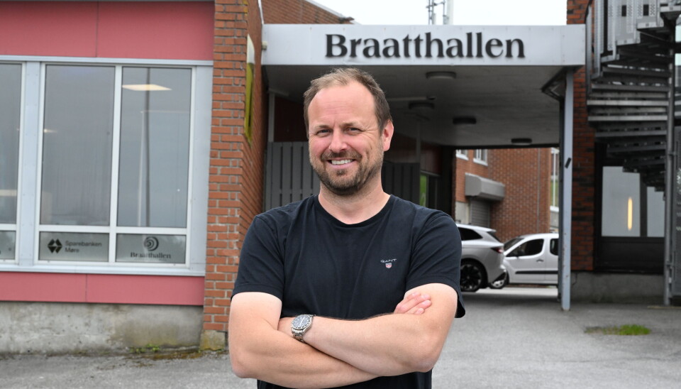 Daglig leder Vegard Hoel i Braatthallen AS. FOTO: JOHN BERGE