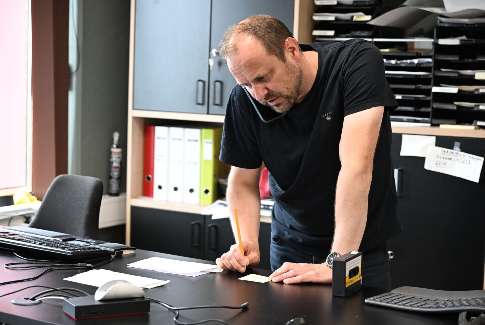 Daglig leder Vegard Hoel i Braatthallen AS. FOTO: JOHN BERGE