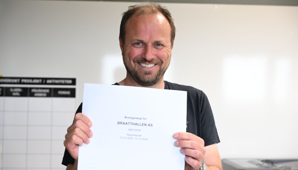 Daglig leder Vegard Hoel i Braatthallen AS. FOTO: JOHN BERGE