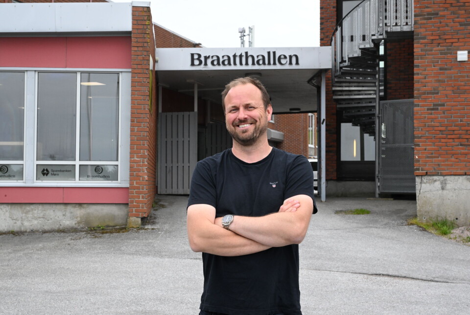 Daglig leder Vegard Hoel i Braatthallen AS. FOTO: JOHN BERGE