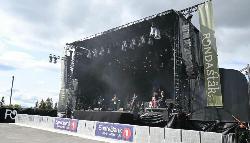 Her er Alphastage 160 på plass i Gålå for Rondaståk 2025. FOTO: BRAATTHALLEN
