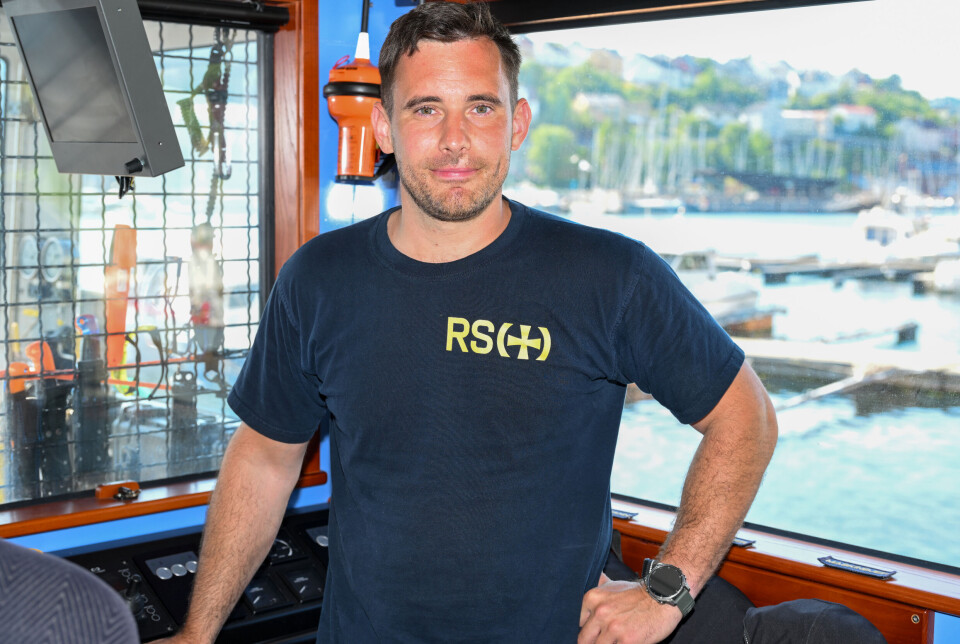 Styrmann Ole Aandahl-Karlsen (34) i Redningsselskapet i Kristiansund.