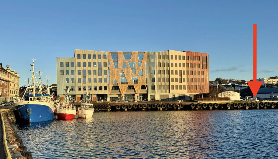 TORGAREAL: Kommunen krever at torgarealet ved det nye hotellet i Kristiansund forblir offentlig.