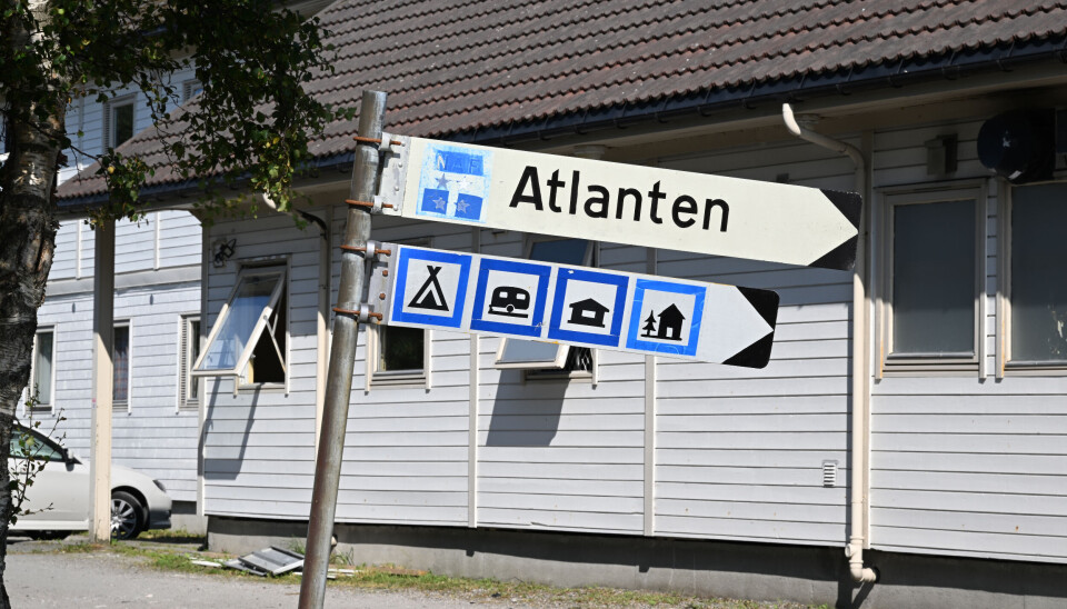 Du er fremme når du ser dette skiltet.