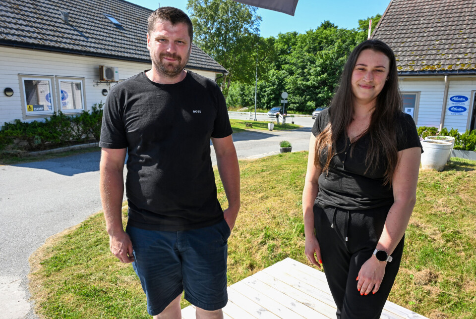 ATLANTEN CAMPING: Her er de to personene som gjør at de besøkende skal trives i sommer på campingplassen i Kristiansund. Møt polske Rafal Witka-Jecewski (42) og Marzena Prochownik (30).