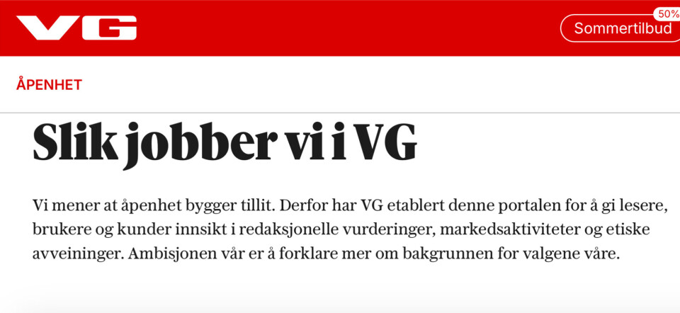Fra VG sine nettsider.