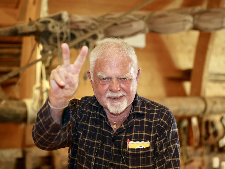 Ragnar Torseth kom hjem til Håholmen.