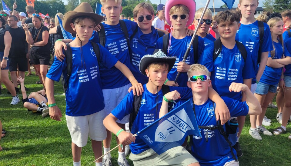 Smøla IL under Norway Cup.