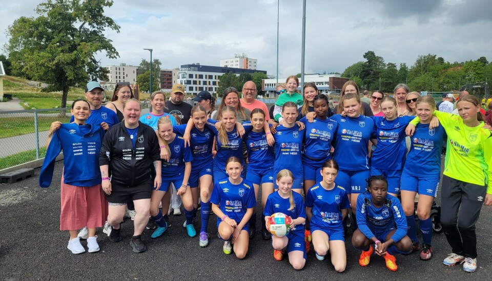 Smøla-je ntene under Norway Cup.