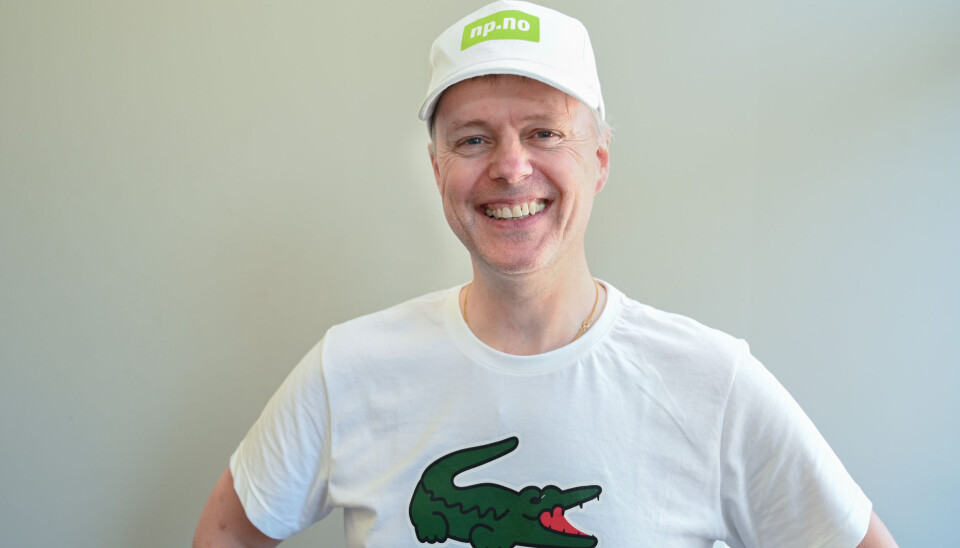 Redaktør John Berge i Nordmørsposten.