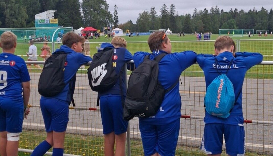 Smøla IL under Norway Cup.