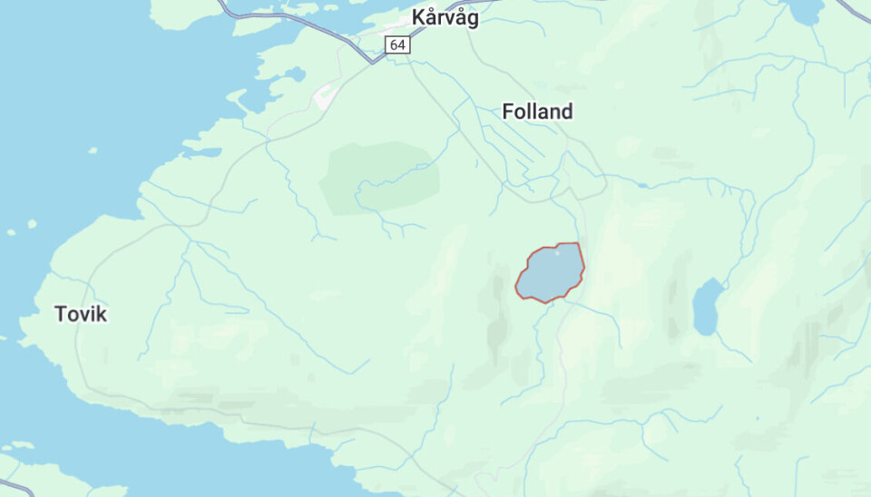 Vannkilden til Folland vannverk er Vassdalsvatnet ved Gulltanna på Averøy.