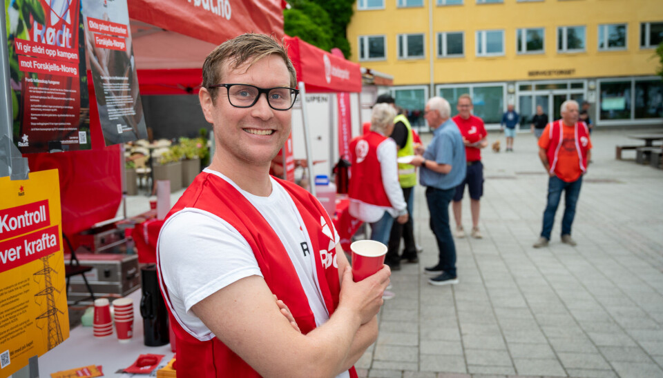 Mattis Himo, fagleder barne-og ungdomskultur Kristiansund kommune og 1. stortingskandidat for Rødt Møre og Romsdal.