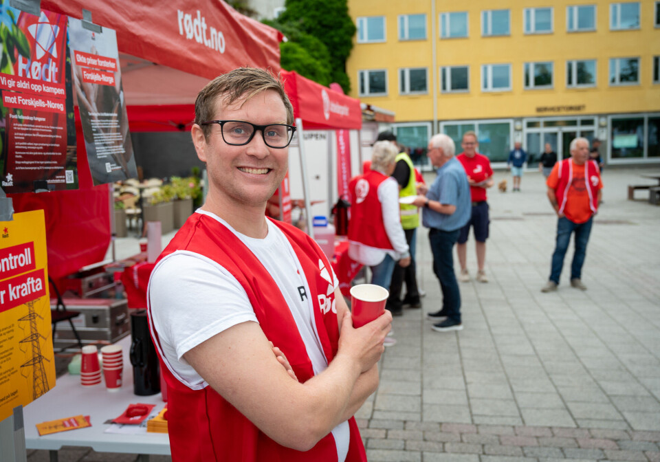 Mattis Himo (Rødt) er 1. stortingskandidat i Møre og Romsdal.
