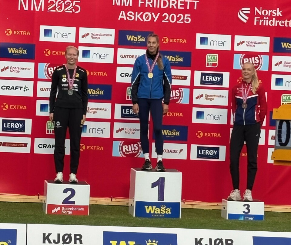 Elise Hoel Ulseth kom på andreplass i høyde under NM i friidrett.