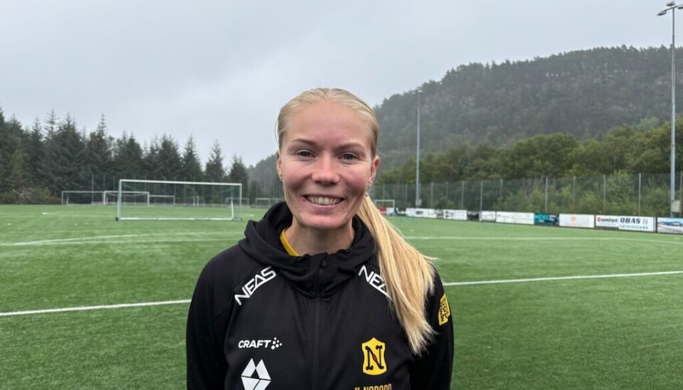 Elise Hoel Ulseth fra IL Norodd under NM i friidrett.