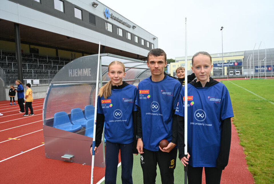 Sprell Idretts og aktivitetsdag. Katia Loennechen, Rasmuss Værø og Ingrid Emilie Bjøringsøy.