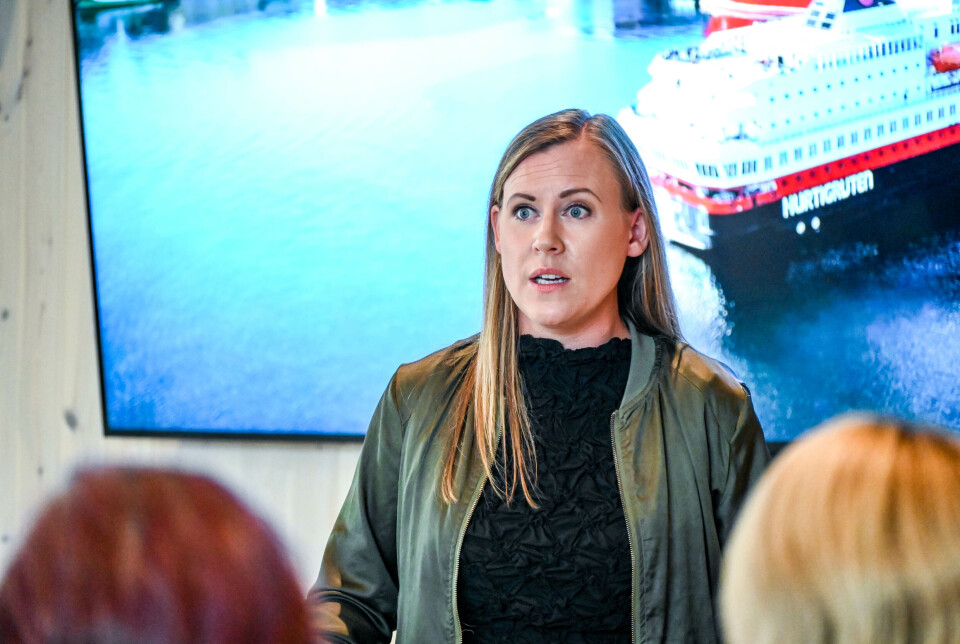 Lene Vågslid, barne- og familieminister på Poppel på Campus Kristiansund.