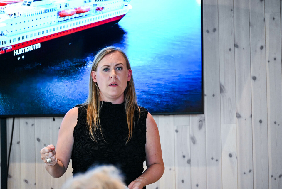 Lene Vågslid, barne- og familieminister på Poppel på Campus Kristiansund.
